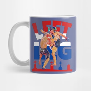 Left Leg Cemetery Croatian Flag Mug